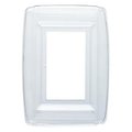 Brightbomb Single Gang Plastic Wall Shield&#44; BR2689929